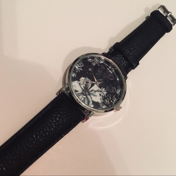 Accutime Accessories - Floral Watch